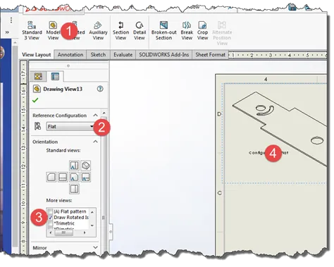 SOLIDWORKS Process Plan Drawings save the model and start a new drawing